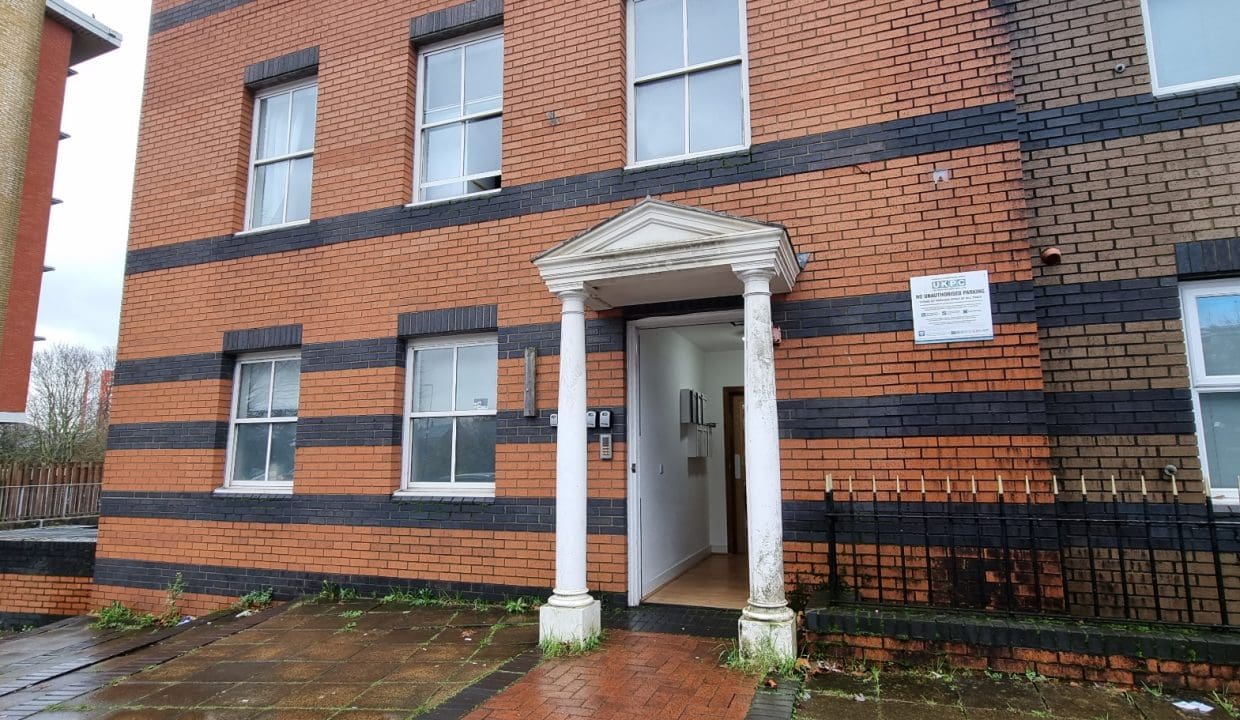 Front of the building