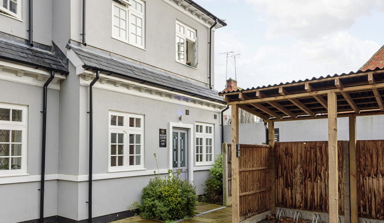 Back Door and Bike Shed