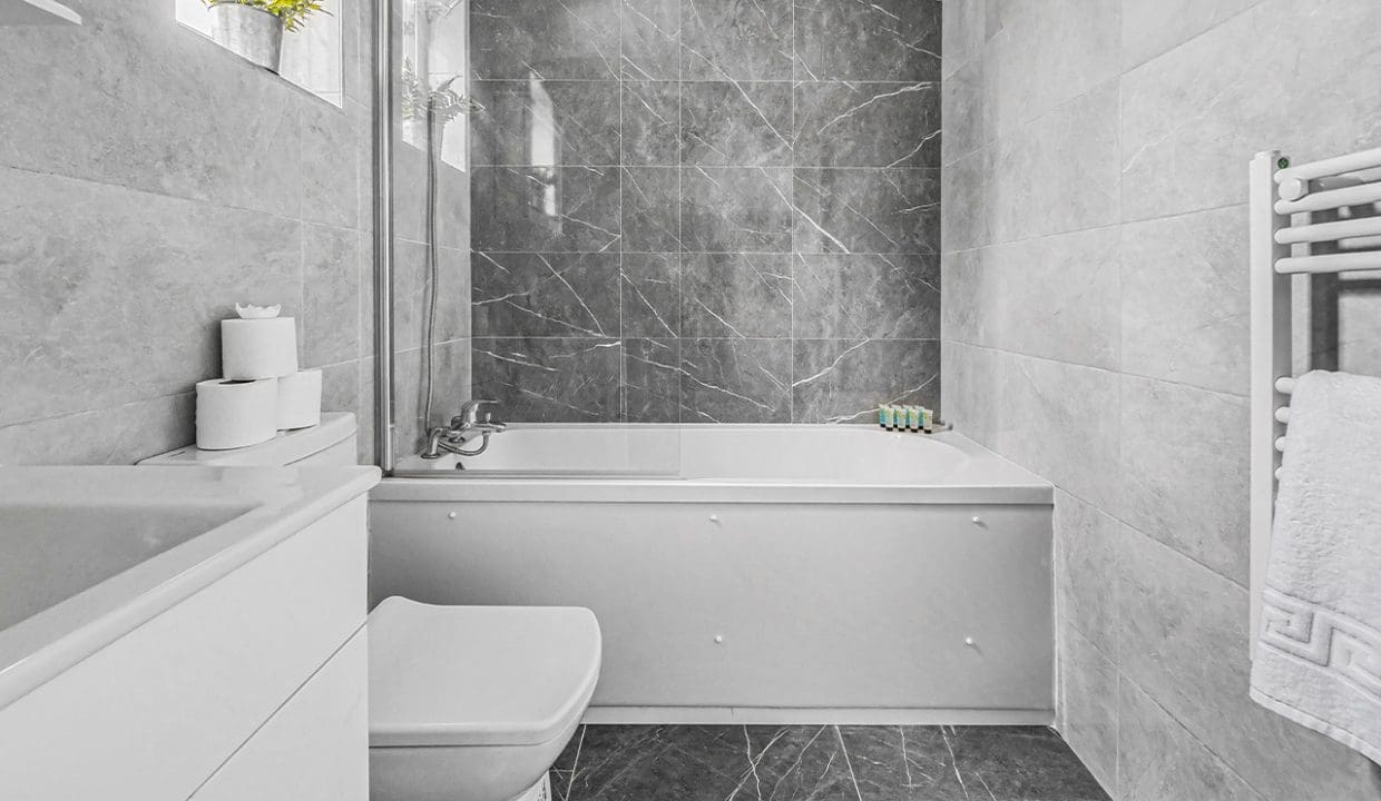 Bathtub with Shower