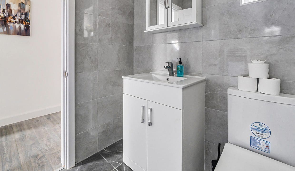 Clean Toilet with Tissues