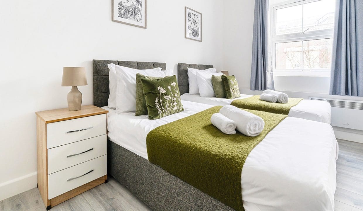 Twin Beds with Window