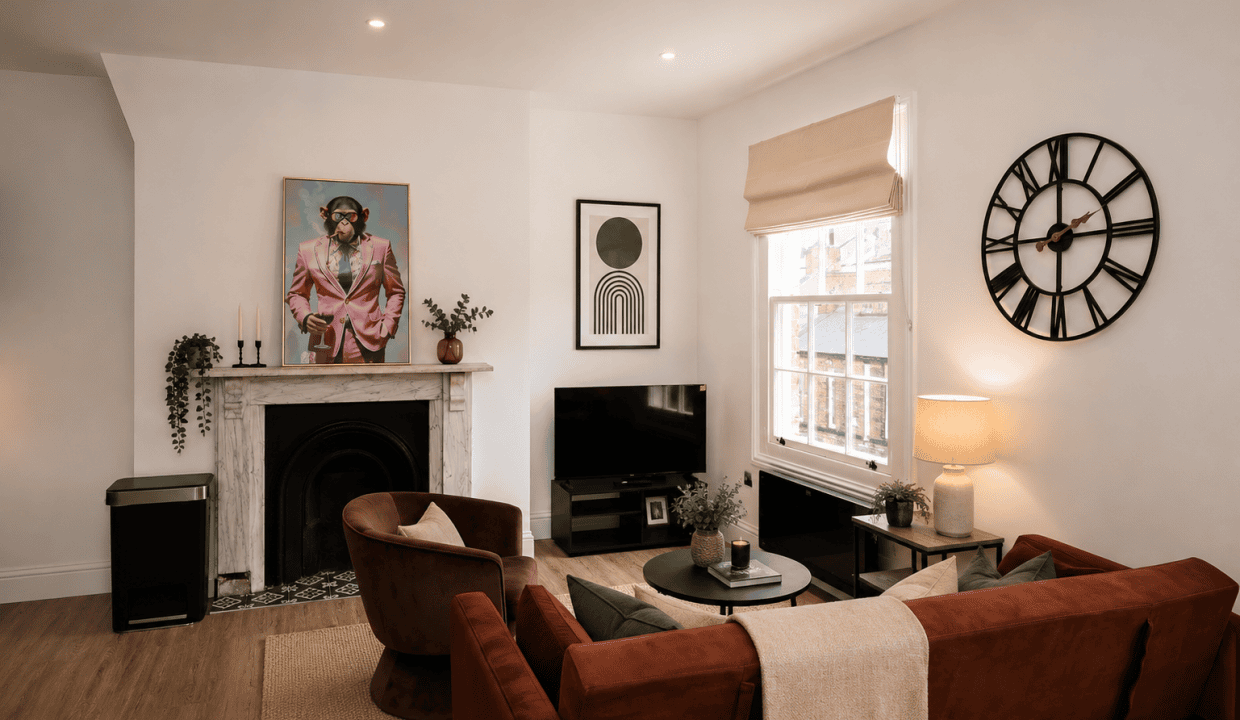 Flat 3 living room 2 AI